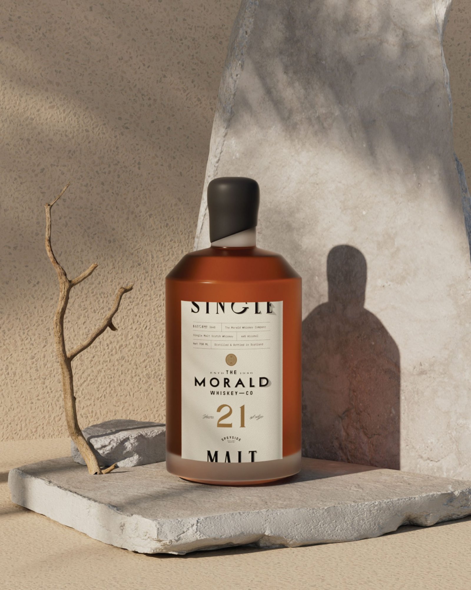 The Morald Whiskey Co. Brand Design by MarkaWorks Branding Agency - Athletic Supplement Brand Identity