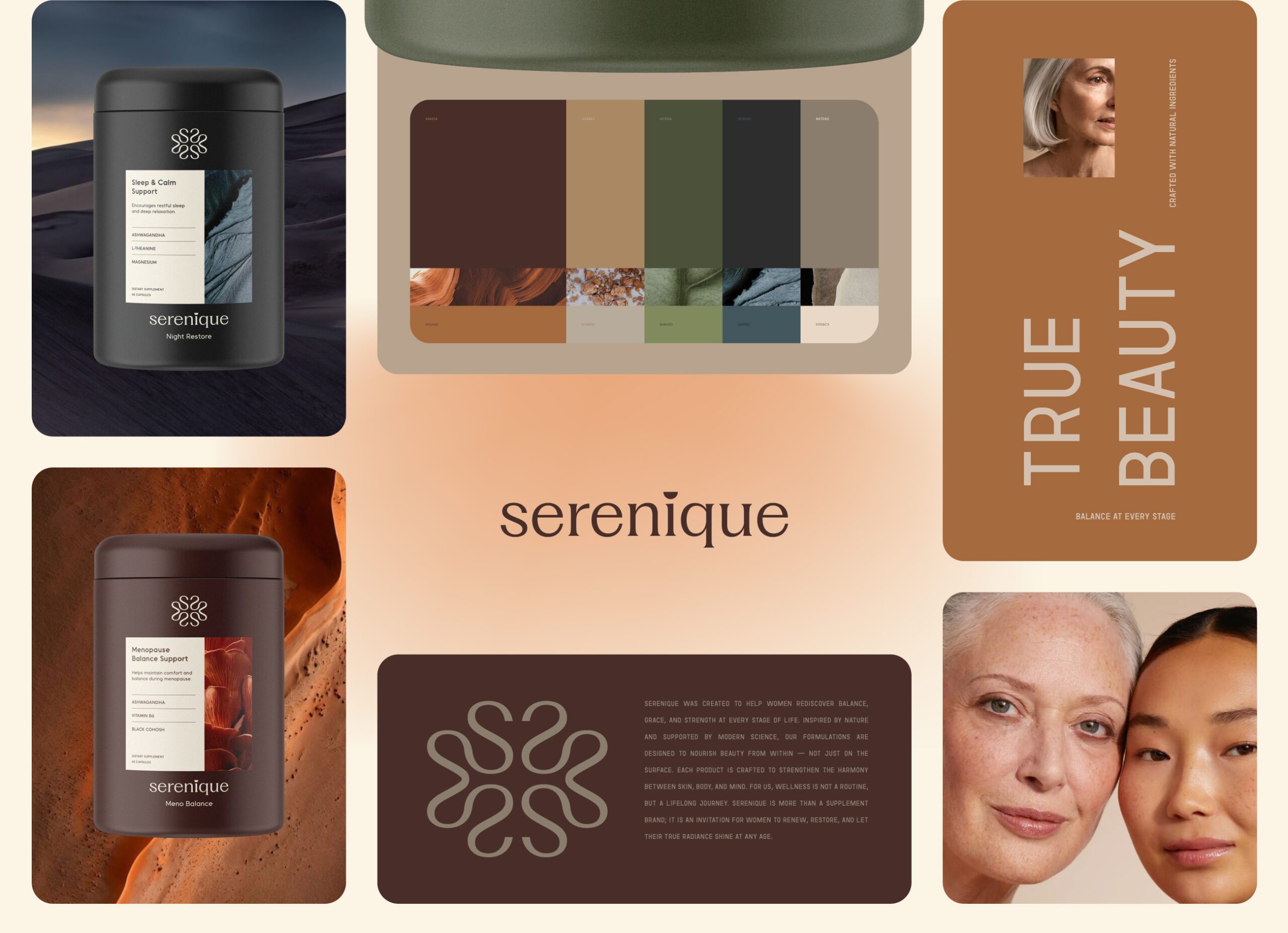Serenique Brand Identity - Brand Design Agency Work