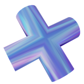 Blue Holographic Element