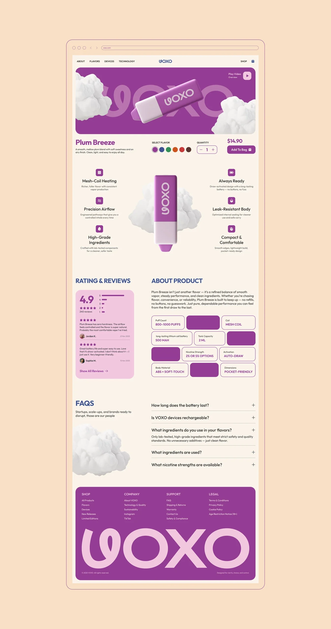 VOXO E-Commerce