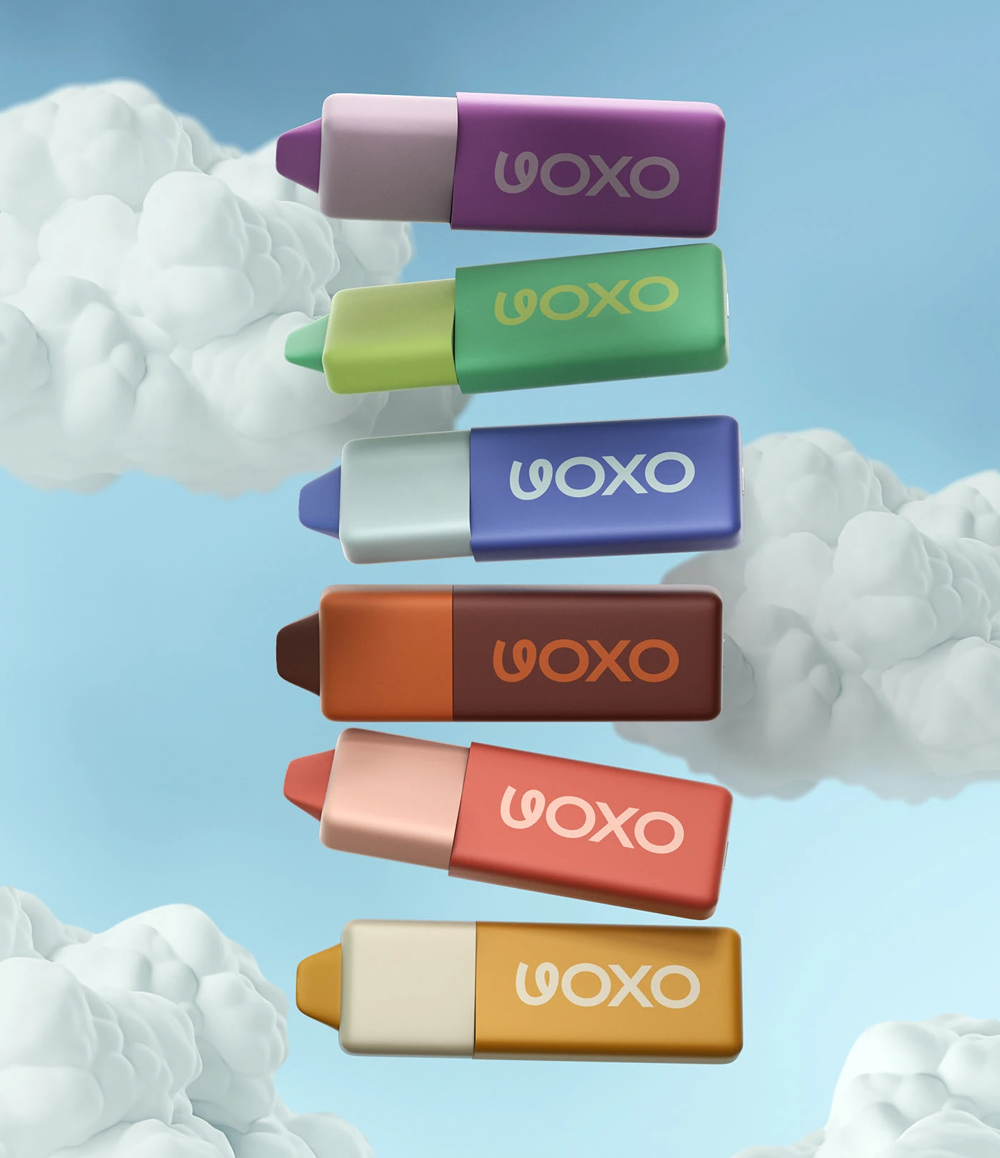 VOXO Brand Design by MarkaWorks Branding Agency - Flavor Brand Identity