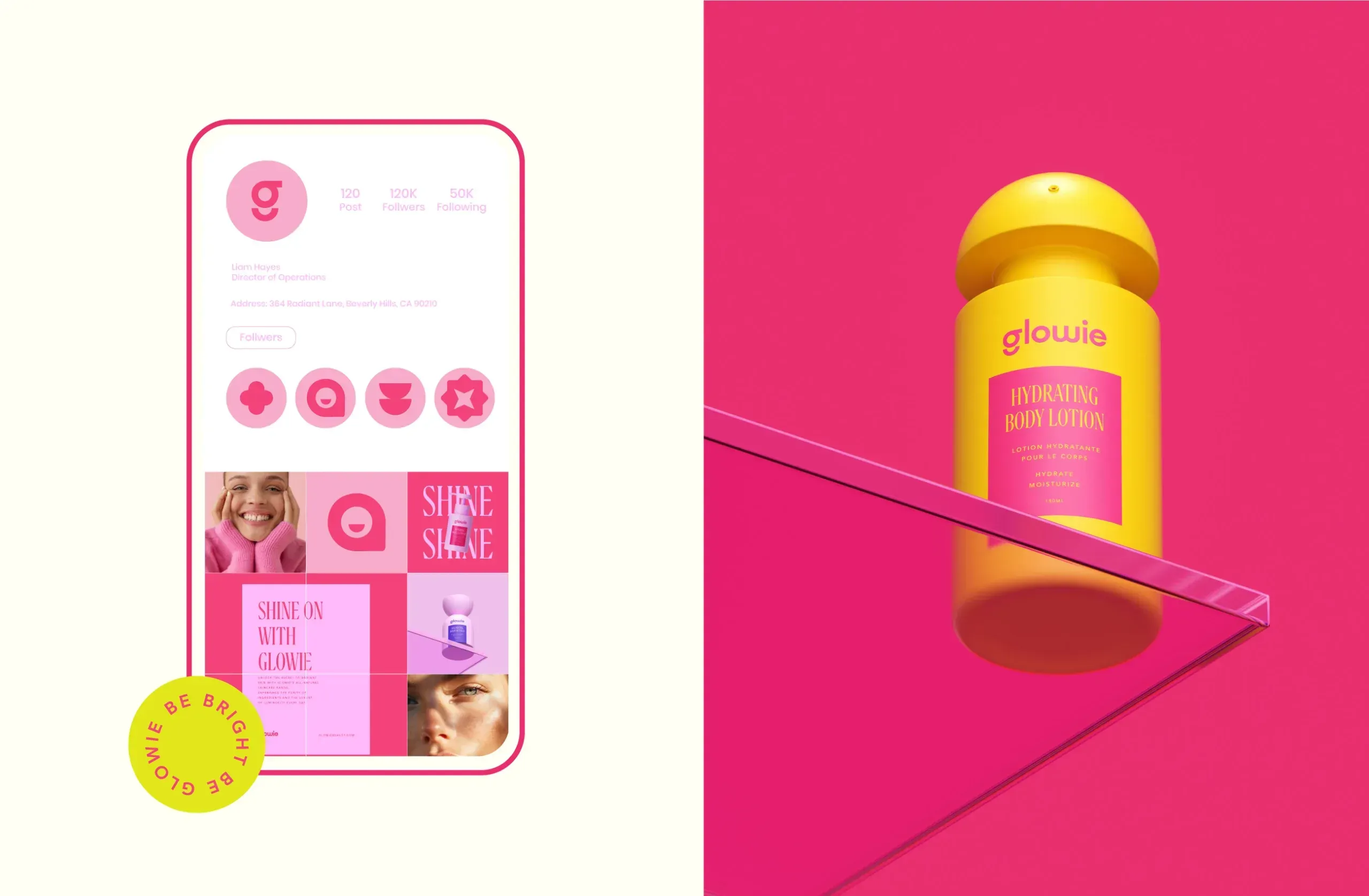Glowie Skincare Identity