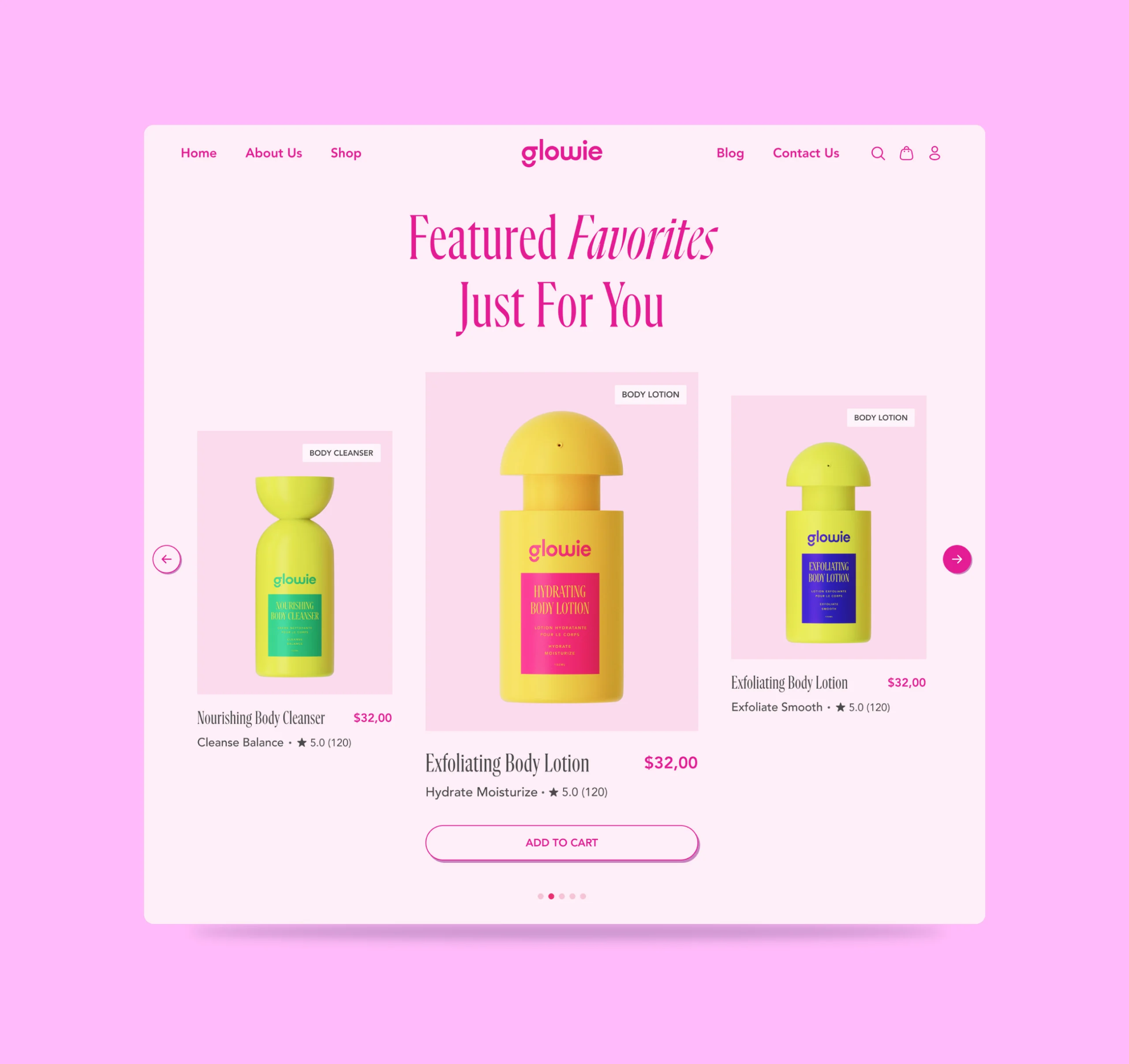 Glowie Skincare Identity