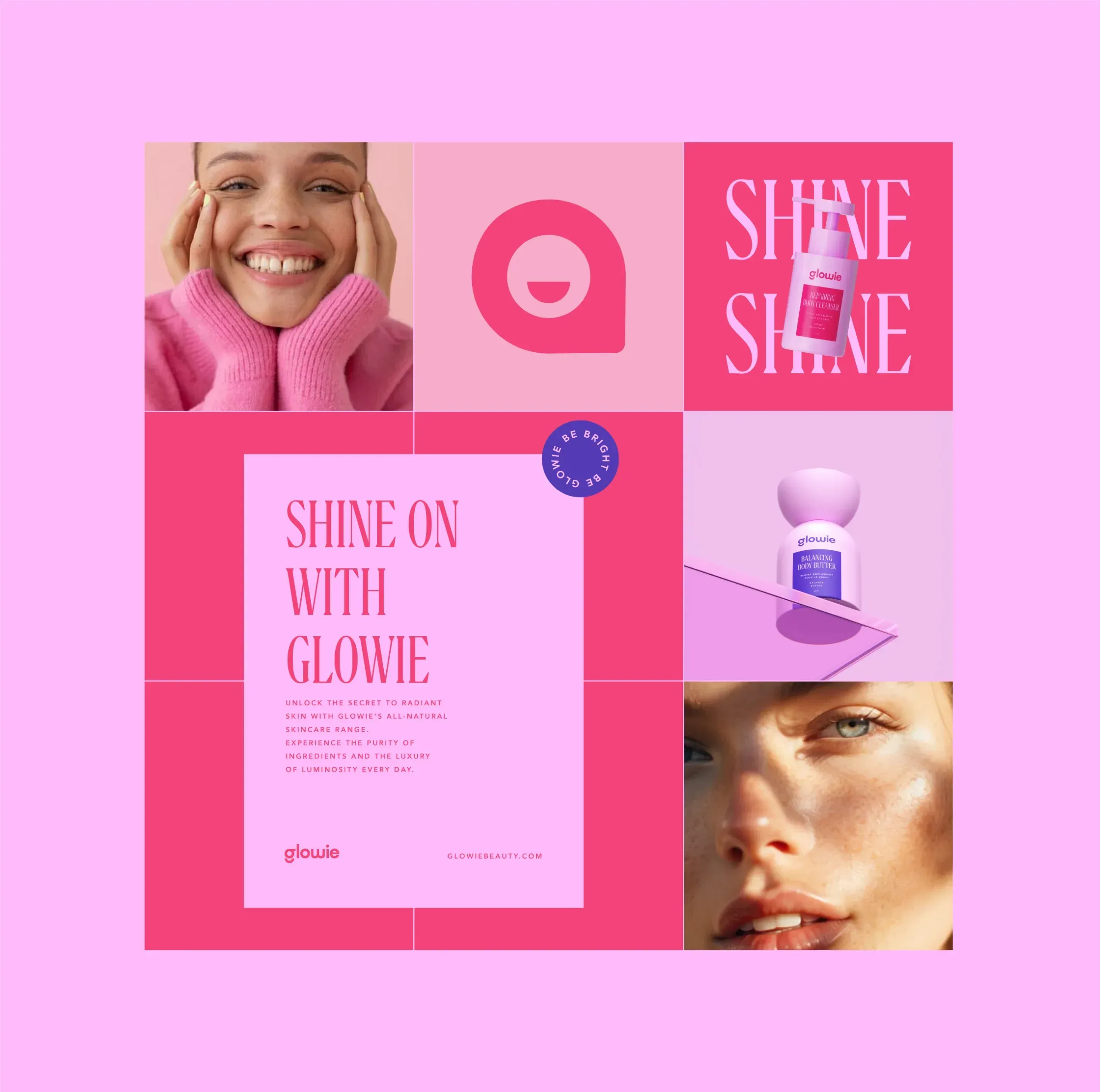 Glowie Skincare Identity