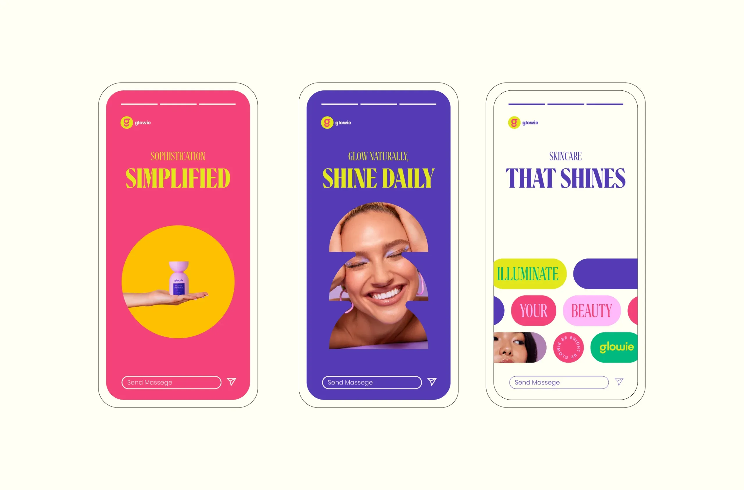 Glowie Skincare Identity