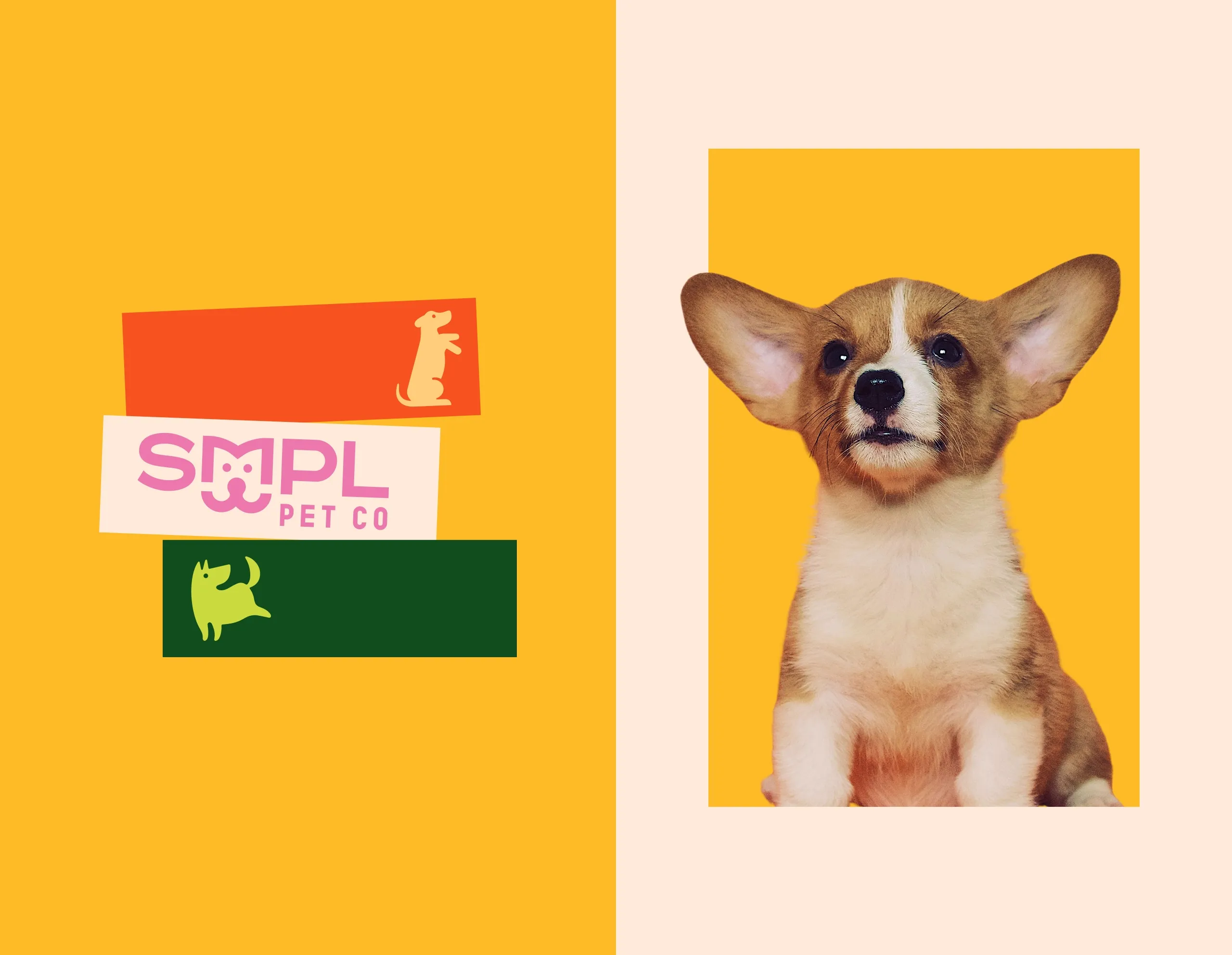 SMPL Pet Co. Color Palette Application