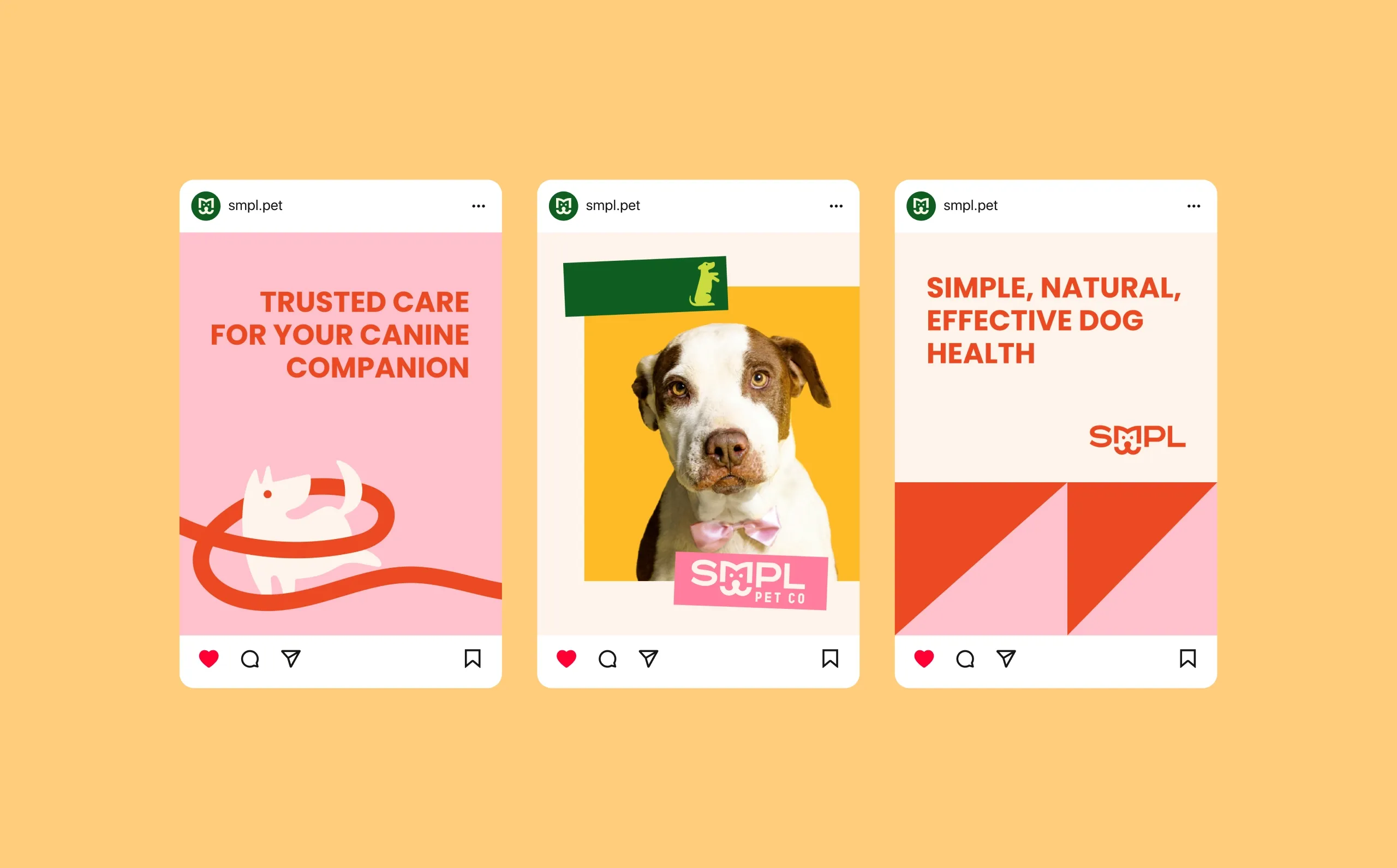 SMPL Pet Co. Sustainable Packaging Detail