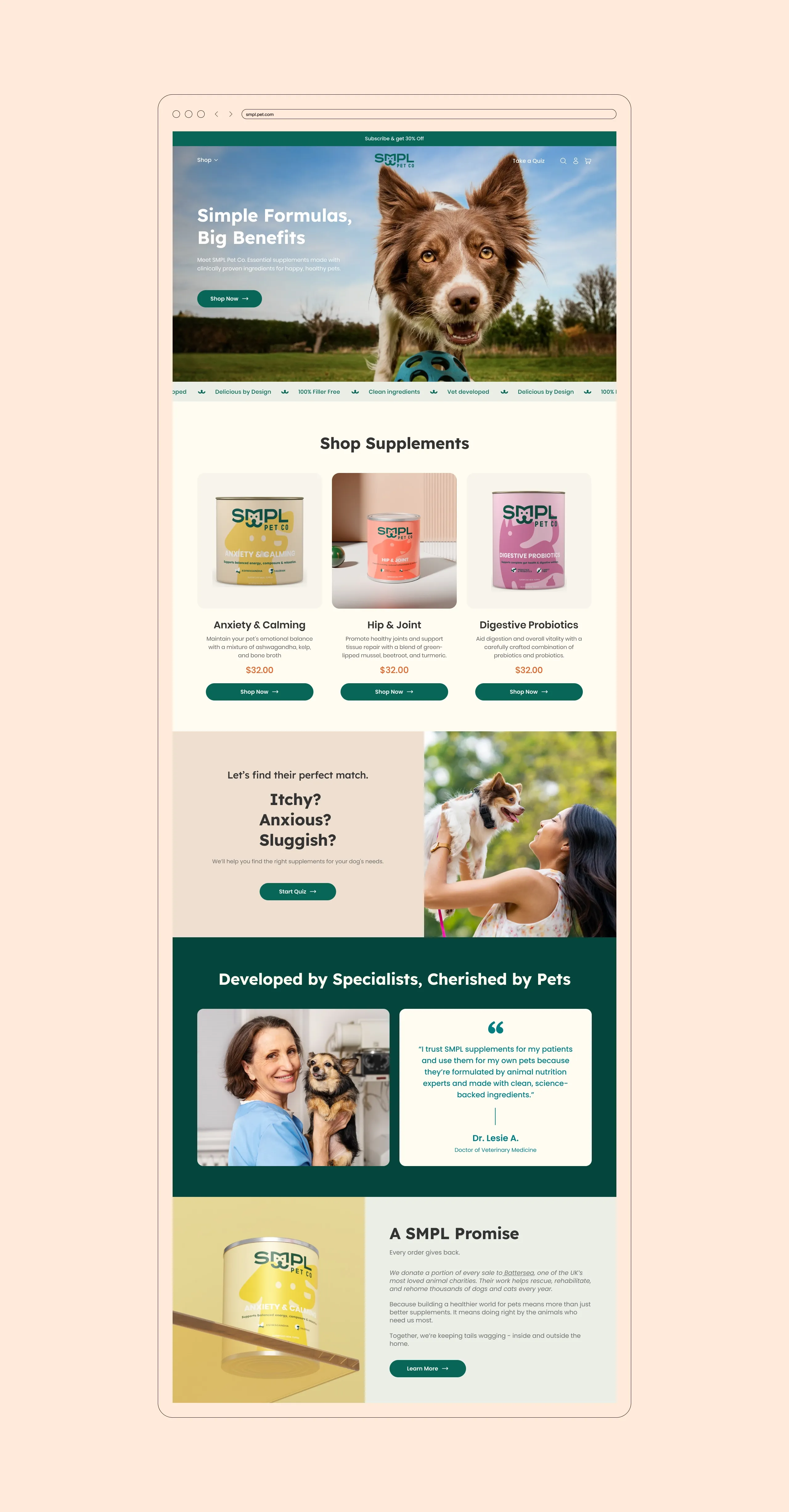 SMPL Pet Co. Brand Identity Assets