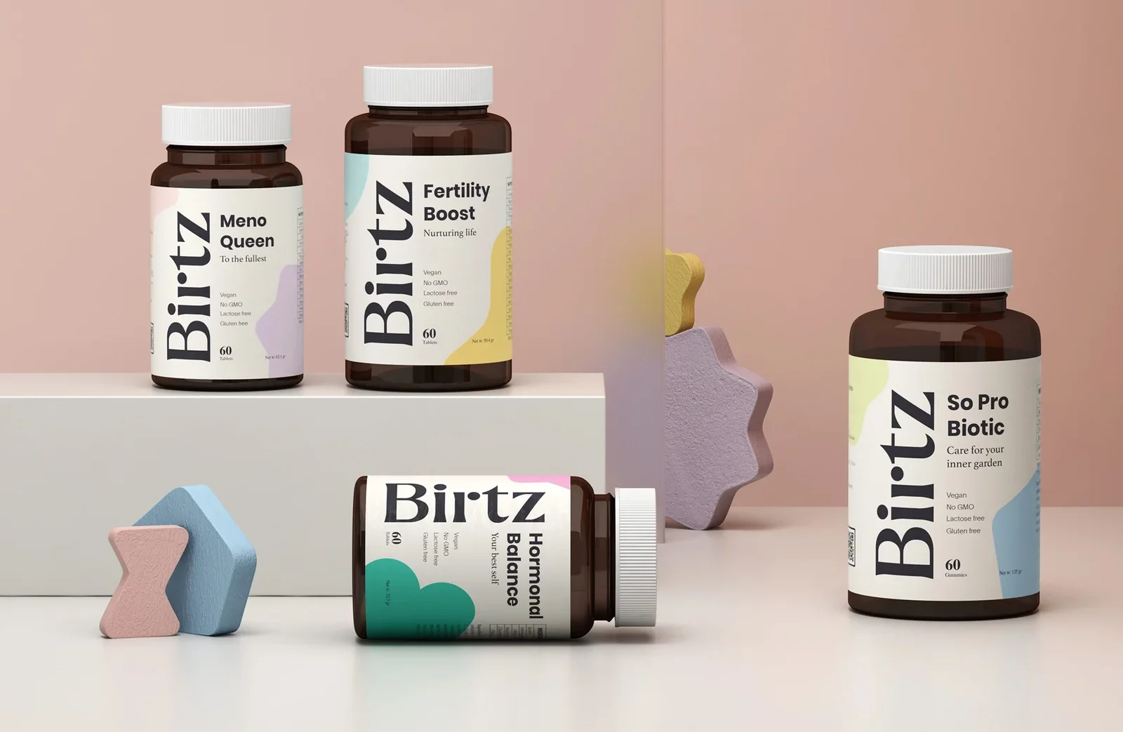Birtz Brand Design by MarkaWorks Branding Agency - Women's Wellness Brand Identity