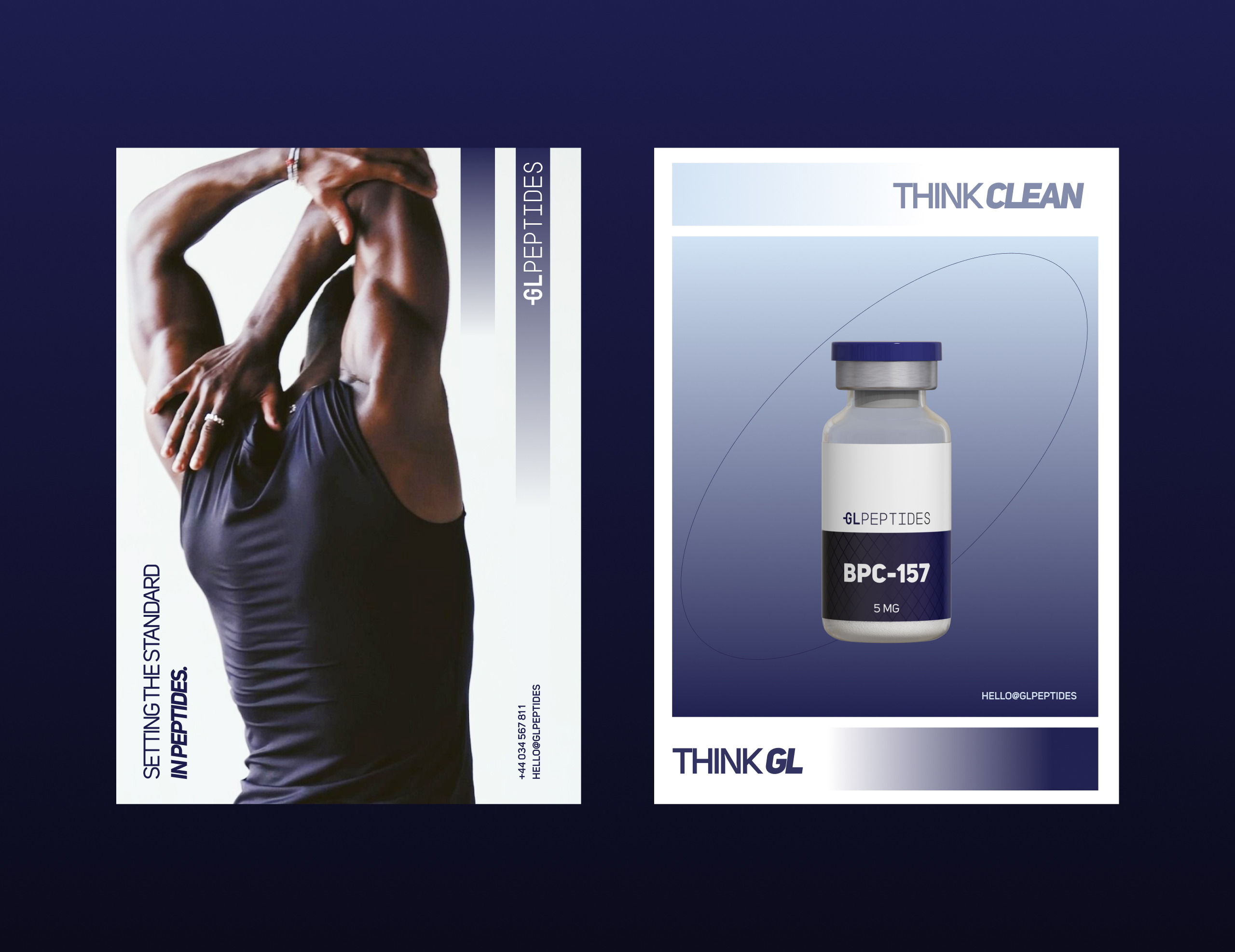GL Peptides Branding Mockup
