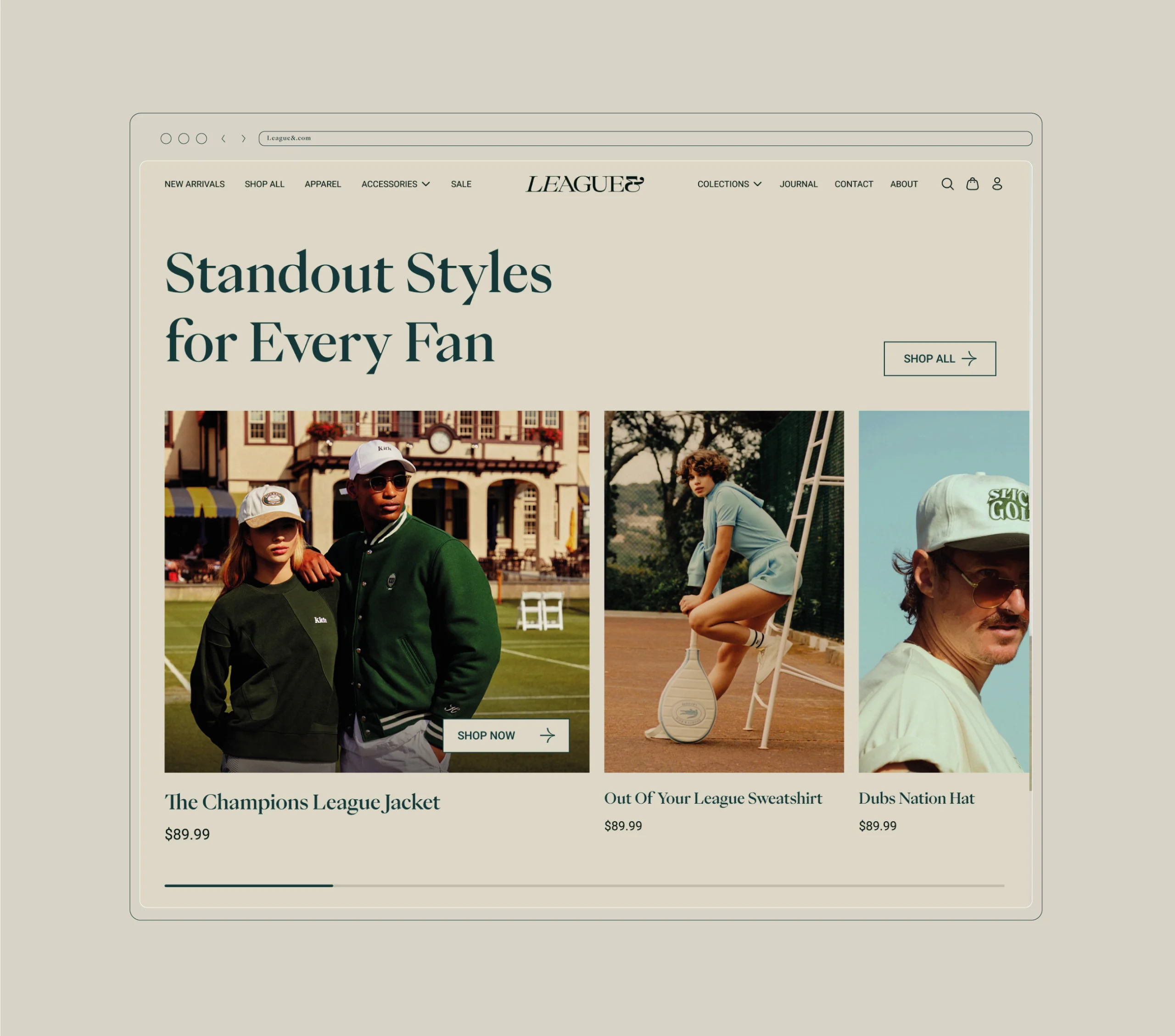 League Brand Identity