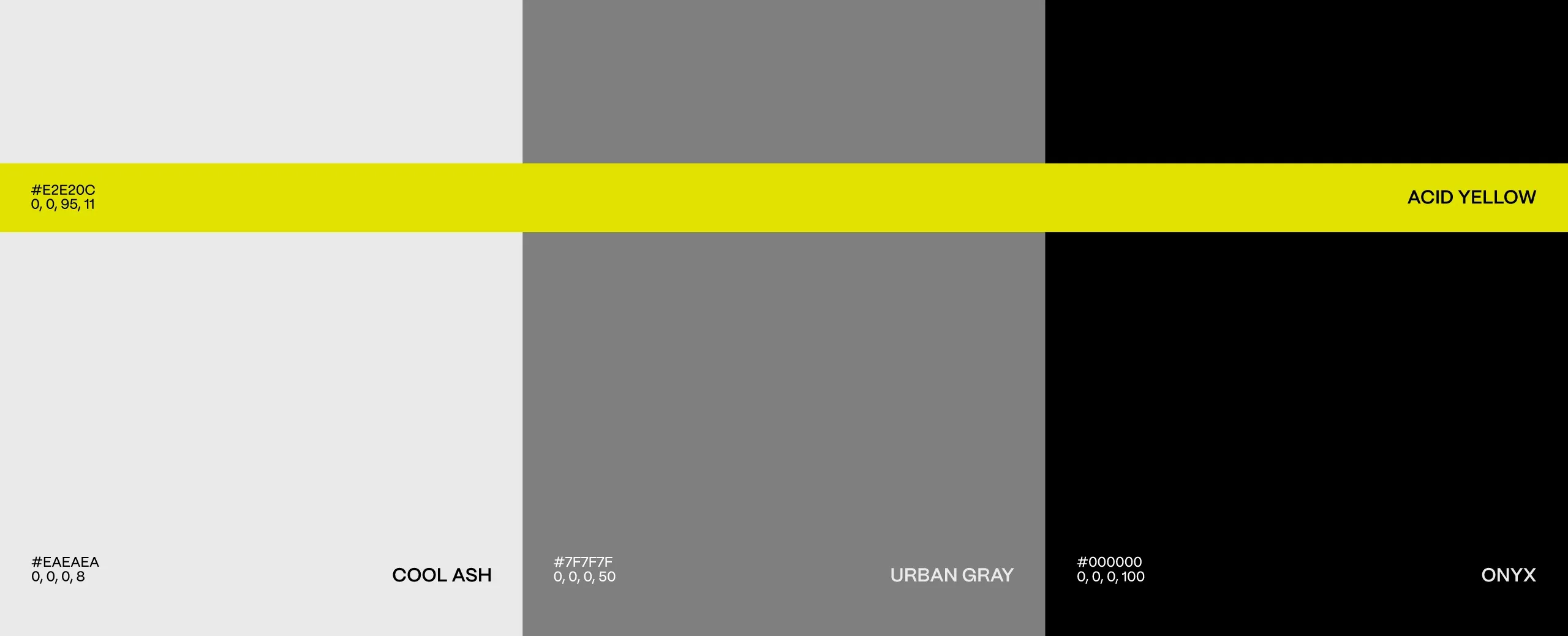 AKME Performance colour palette