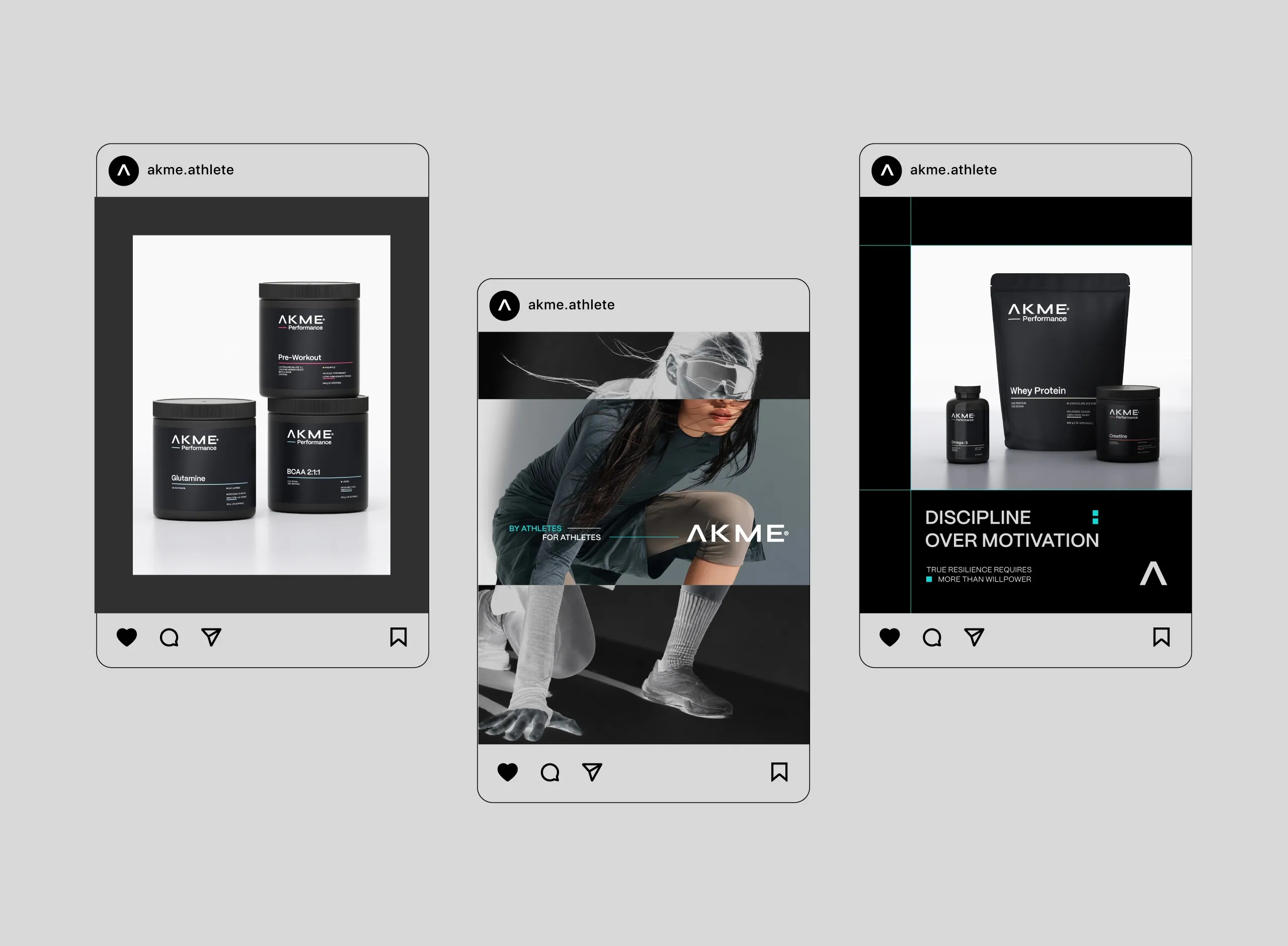 AKME Performance Instagram posts