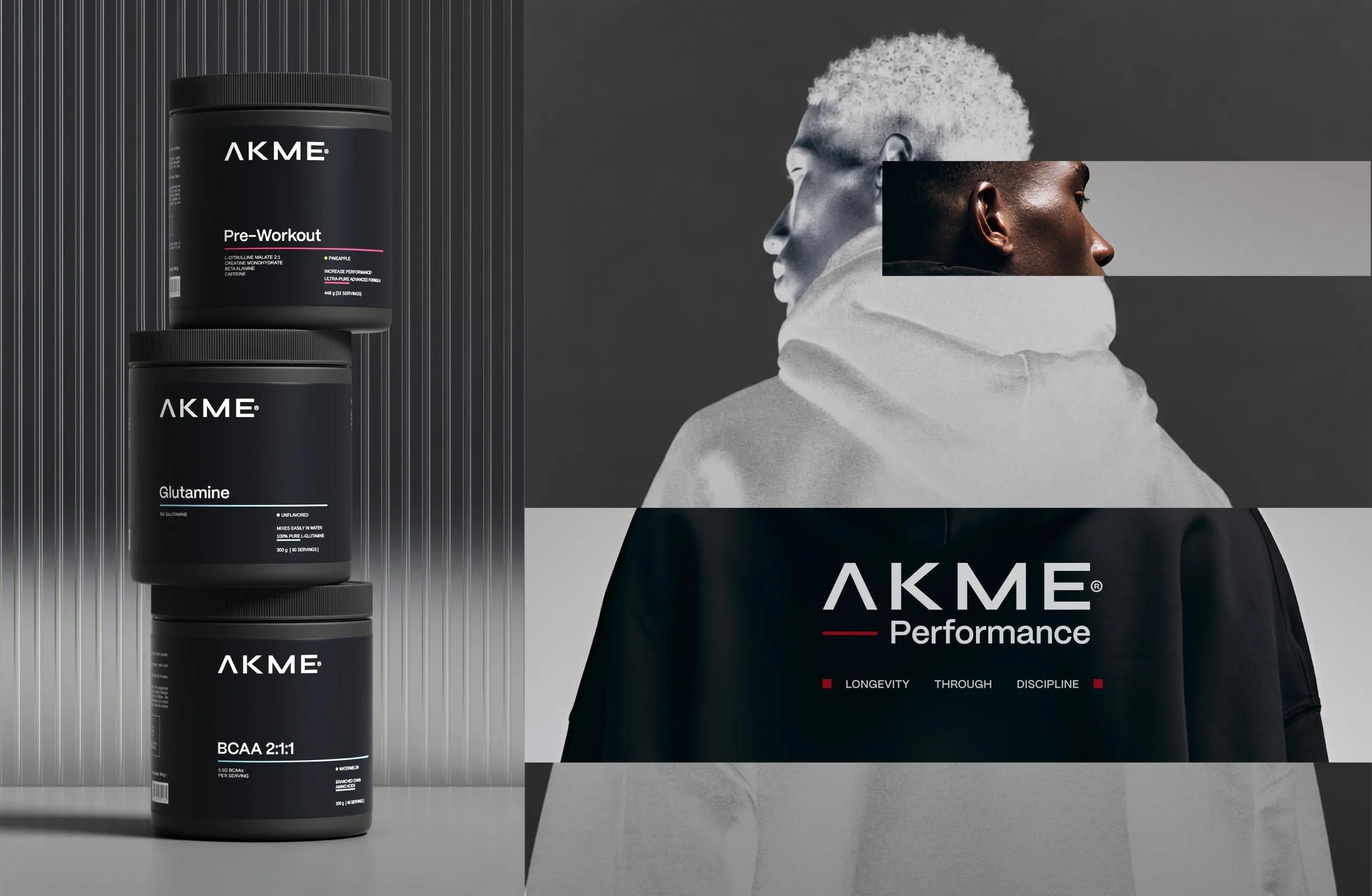 AKME Performance stacked tubs with a hoodie