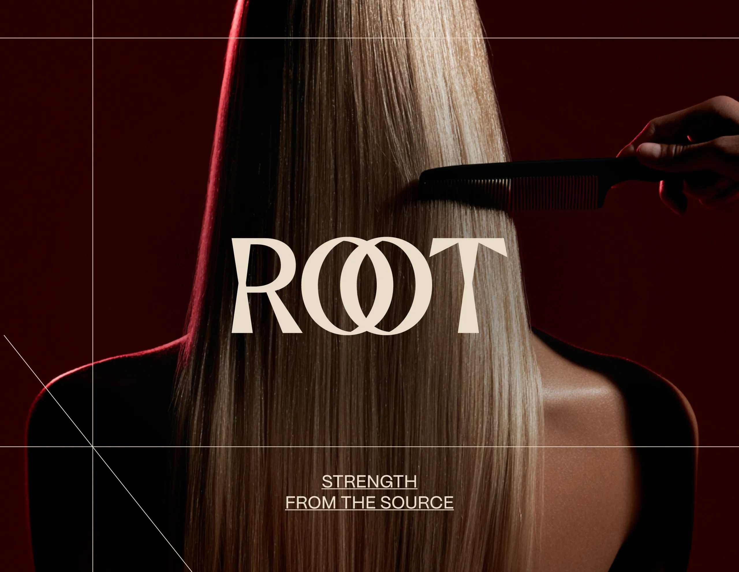 ROOT hair care branding cover