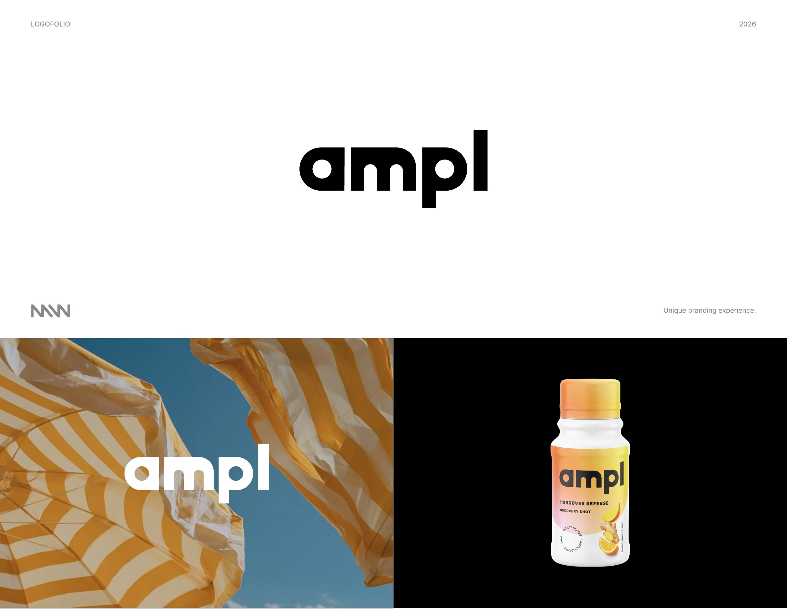 AMPL mark and logo application on athletic packaging