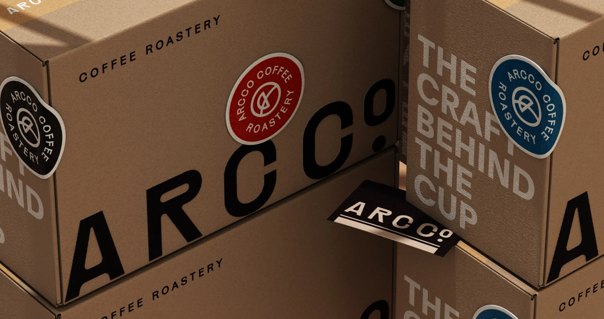 Arc Co Coffee Roastery packaging design