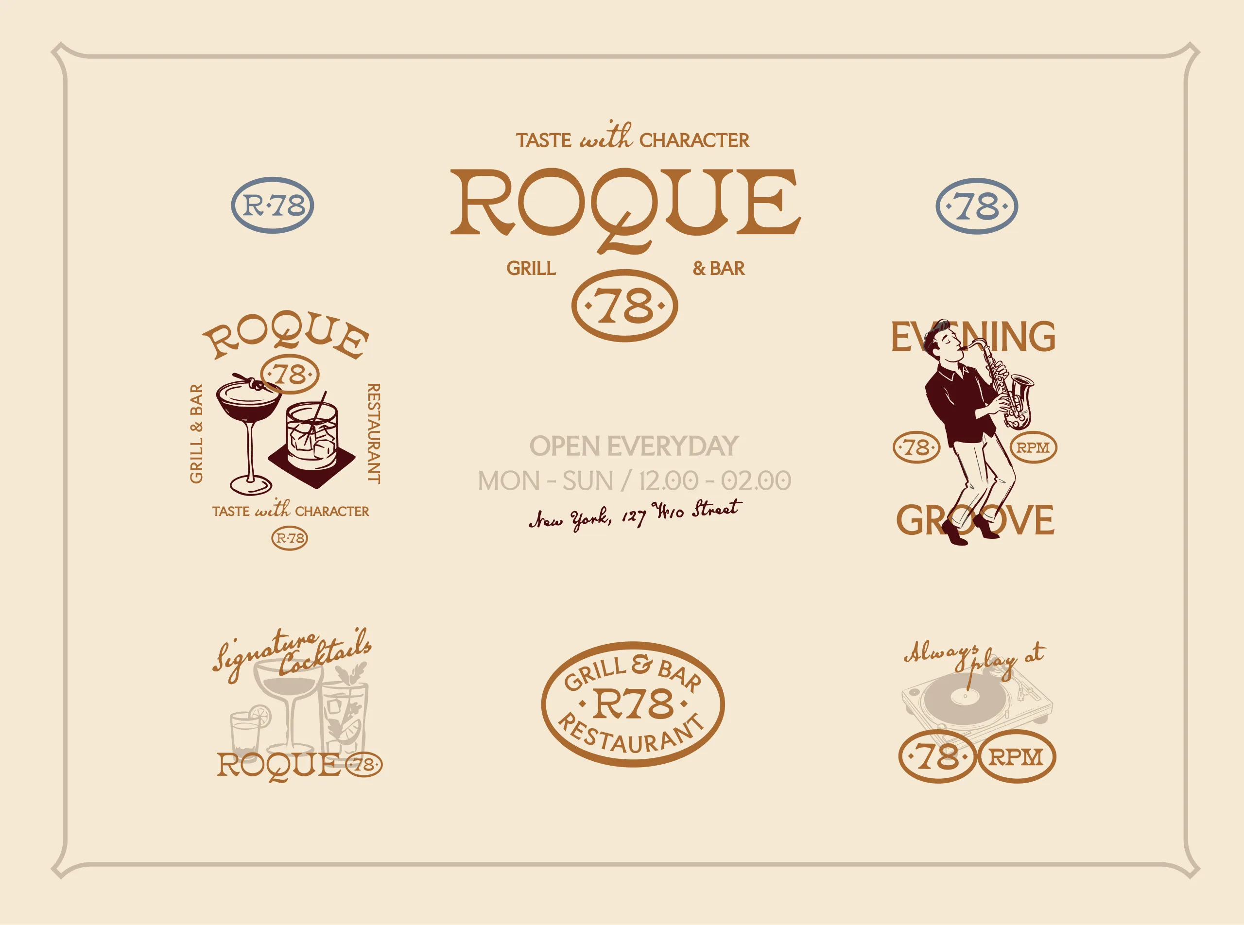Roque 78 logo lockup