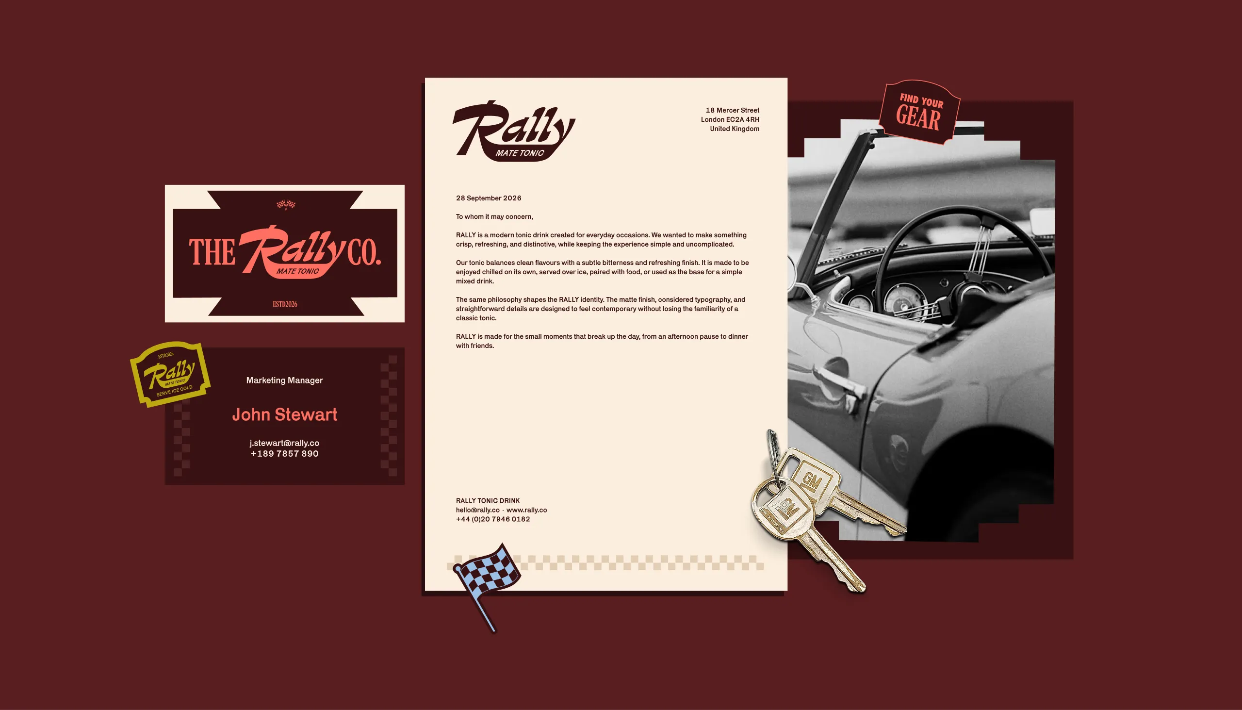 Rally stationery