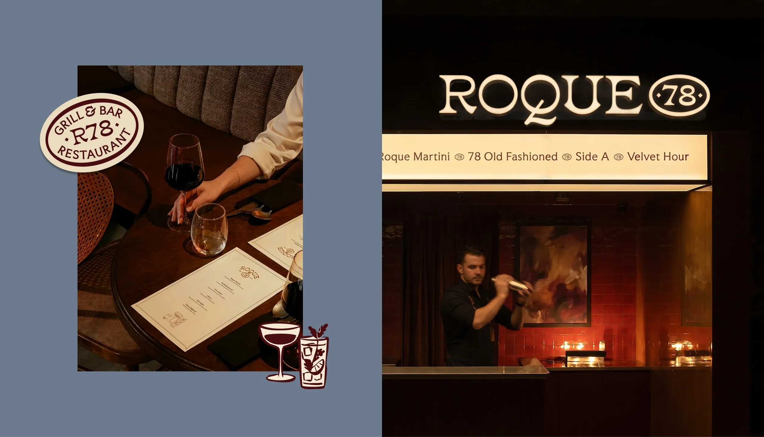 Roque 78 brand design