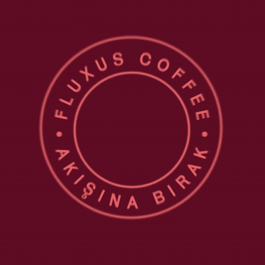Animated concentric drop pattern on burgundy
